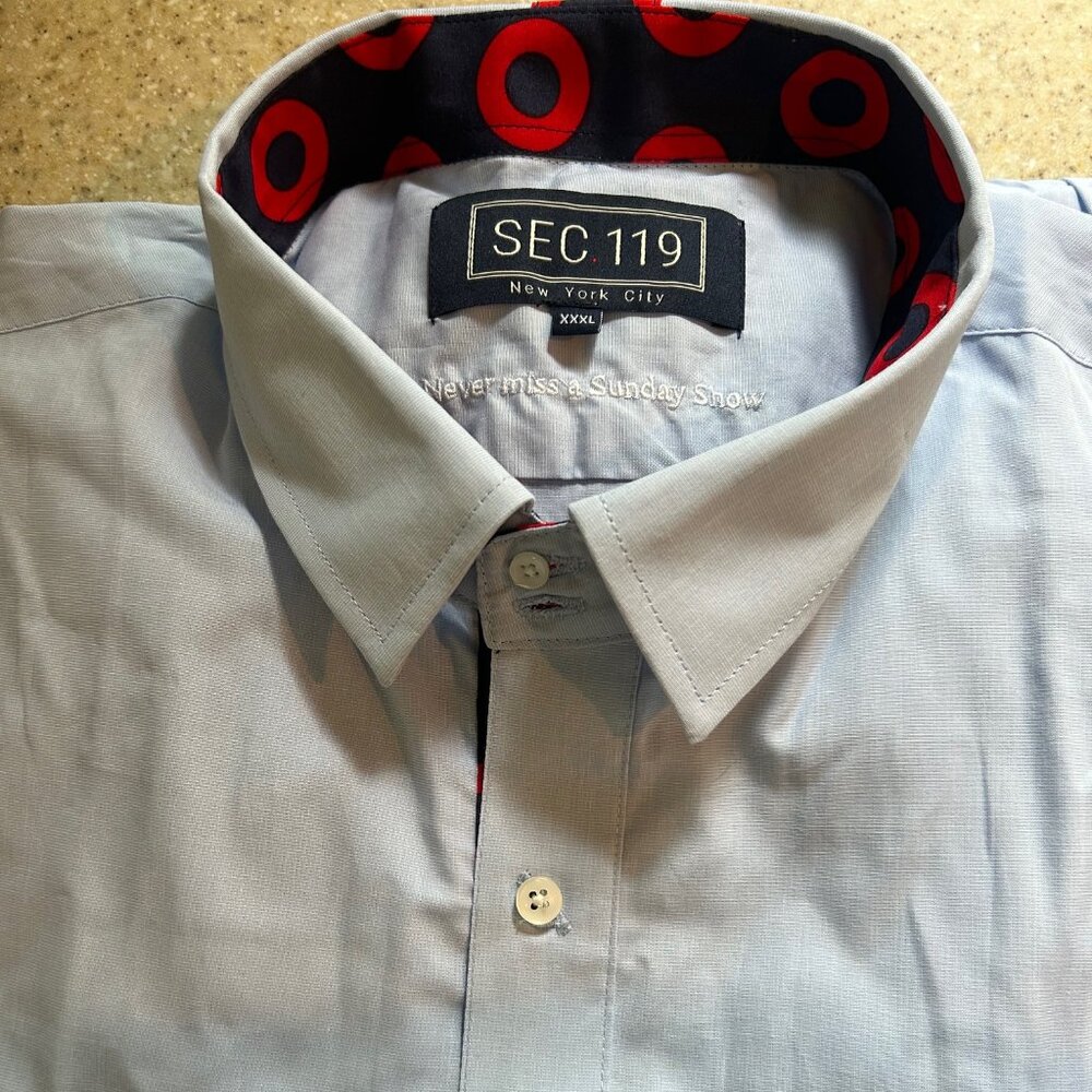 Sec 119 Phish Long Sleeve Buttondown Shirt - XXXL - Never Miss a Sunday Show
